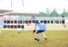 中国女足3比2逆转夺冠,中国女足3比2逆转夺冠后球迷