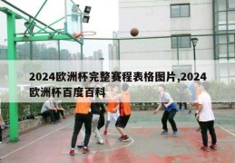 2024欧洲杯完整赛程表格图片,2024欧洲杯百度百科