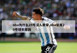 nba为什么29号没人敢穿,nba禁用29号球衣原因