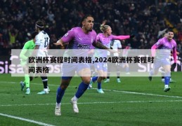 欧洲杯赛程时间表格,2024欧洲杯赛程时间表格