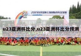 u23亚洲杯比分,u23亚洲杯比分预测